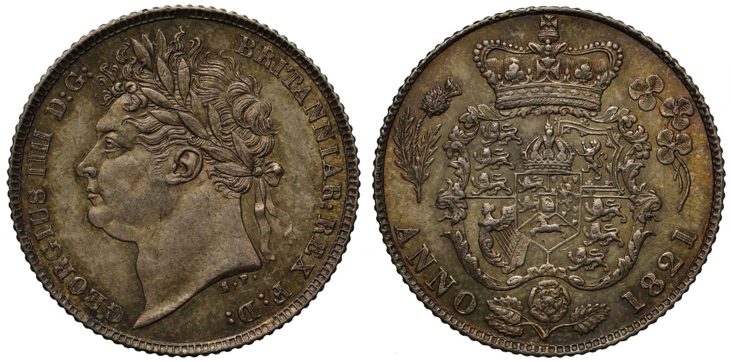 George IV 1821 Sixpence