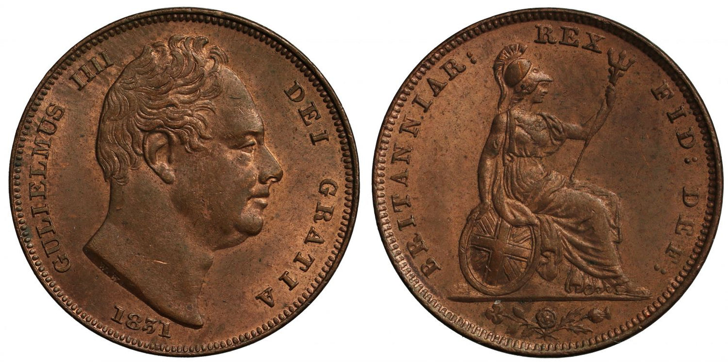 William IV 1831 Farthing