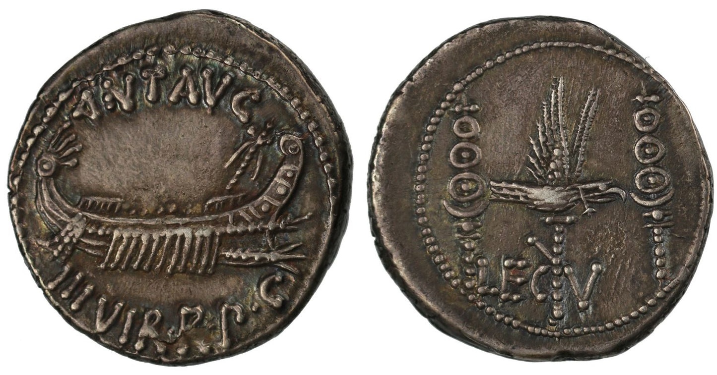 Mark Antony, Silver Legionary Denarius