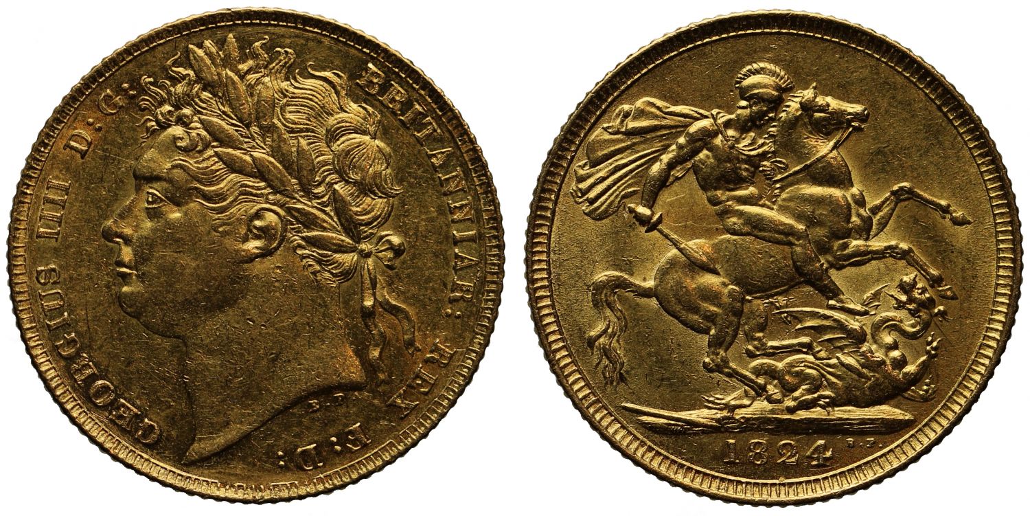 George IV 1824 Sovereign