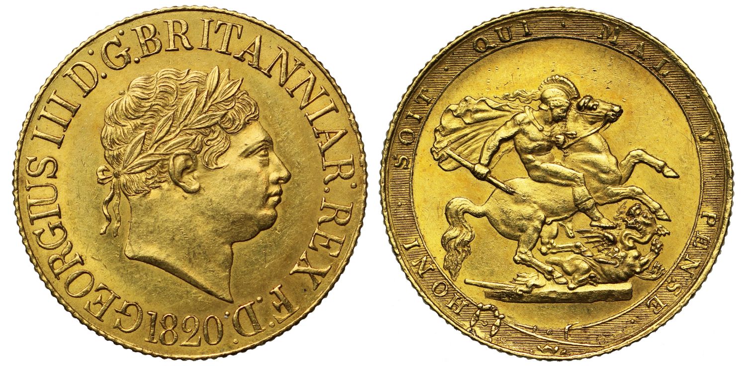 George III 1820 Sovereign
