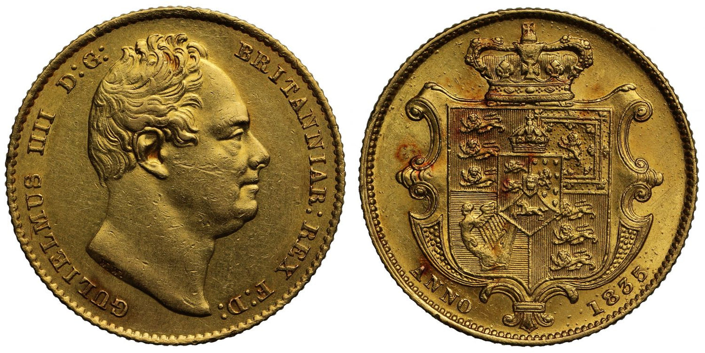 William IV 1835 Sovereign