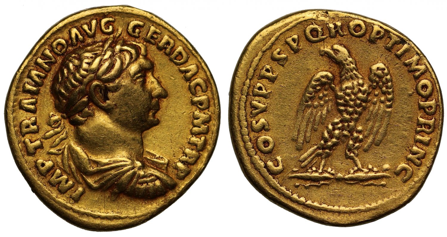 Trajan, Gold Aureus