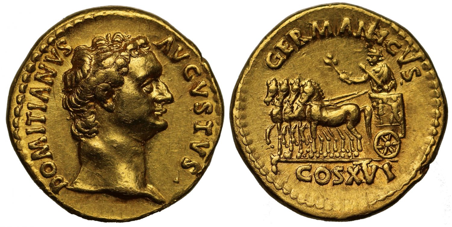 Domitian, Gold Aureus