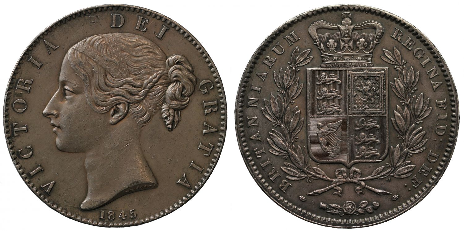 Victoria 1845 Crown
