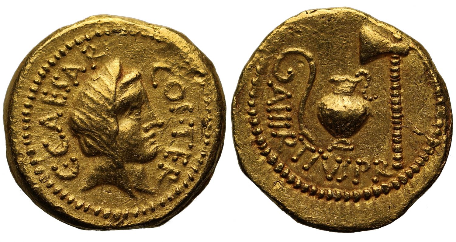 Julius Caesar, Gold Aureus