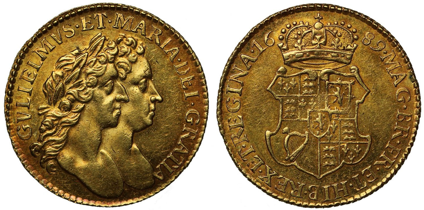 William and Mary 1689 Half-Guinea