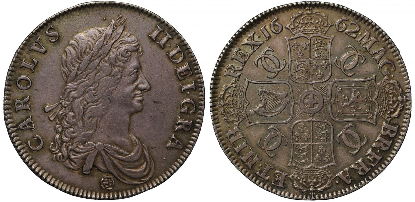 Charles II 1662 Crown MS61