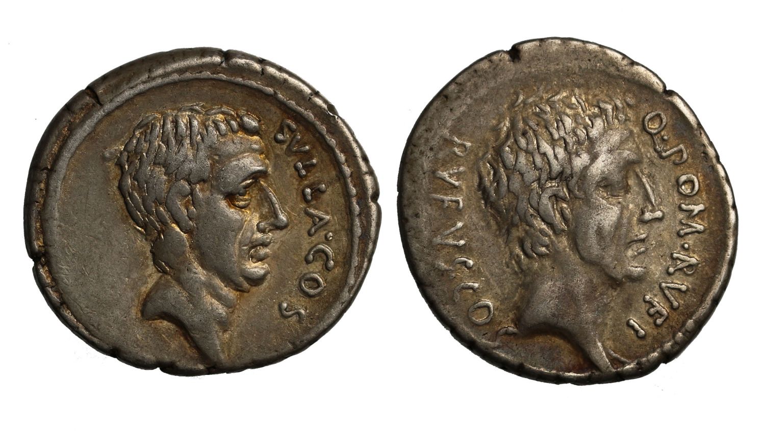 Q. Pompeius Rufus, Silver Denarius