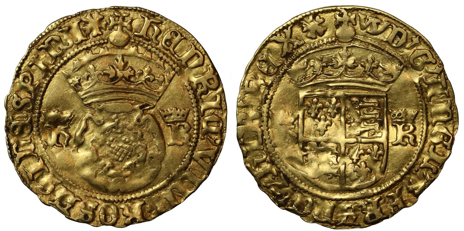Henry VIII gold Crown of the Double Rose, Bristol