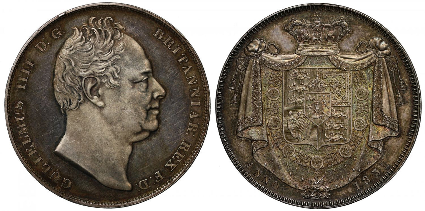 William IV 1831 Proof Crown PF63