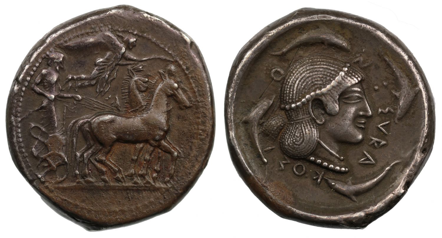 Sicily, Syracuse, Silver Tetradrachm