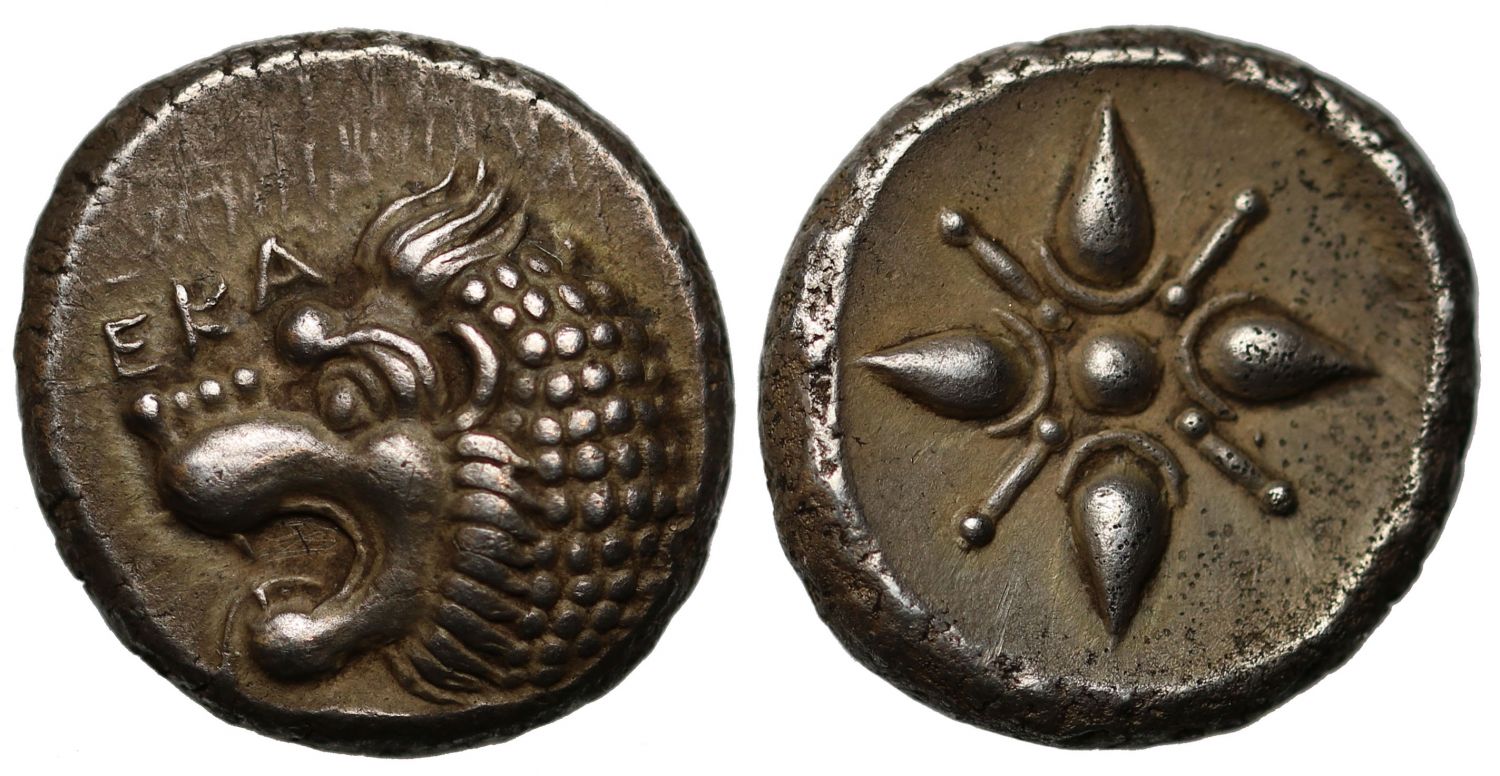 Satraps of Caria, Hekatomnos, Silver Tetrobol