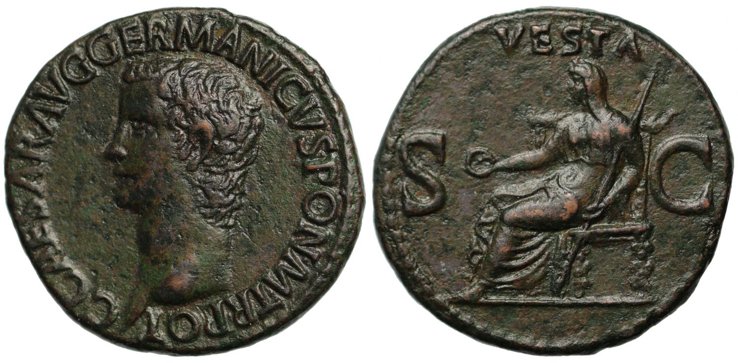Caligula, AE As