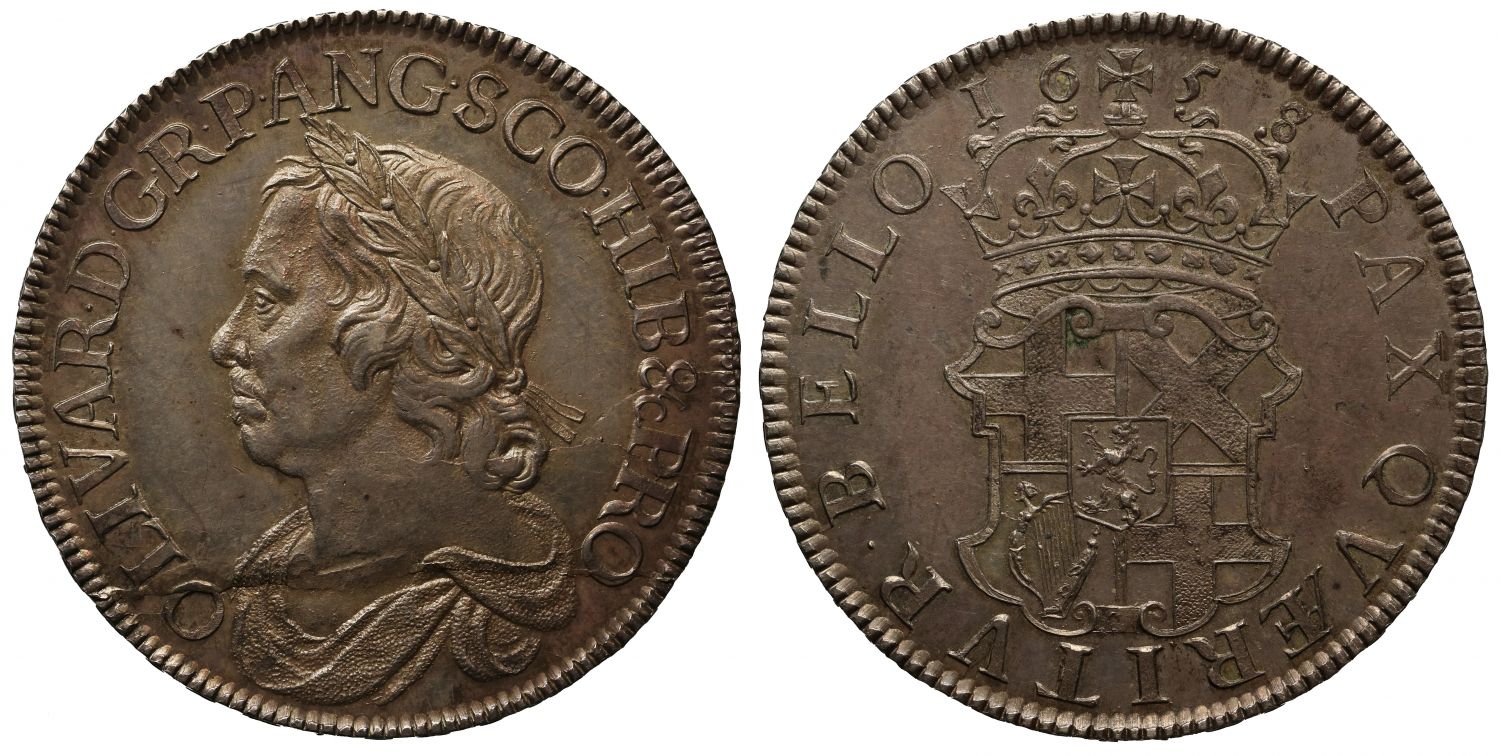 Oliver Cromwell 1658 Crown