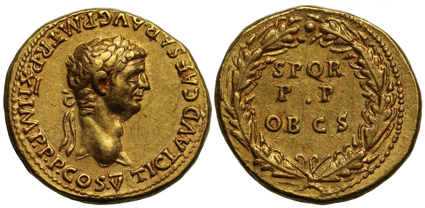 Claudius, Gold Aureus