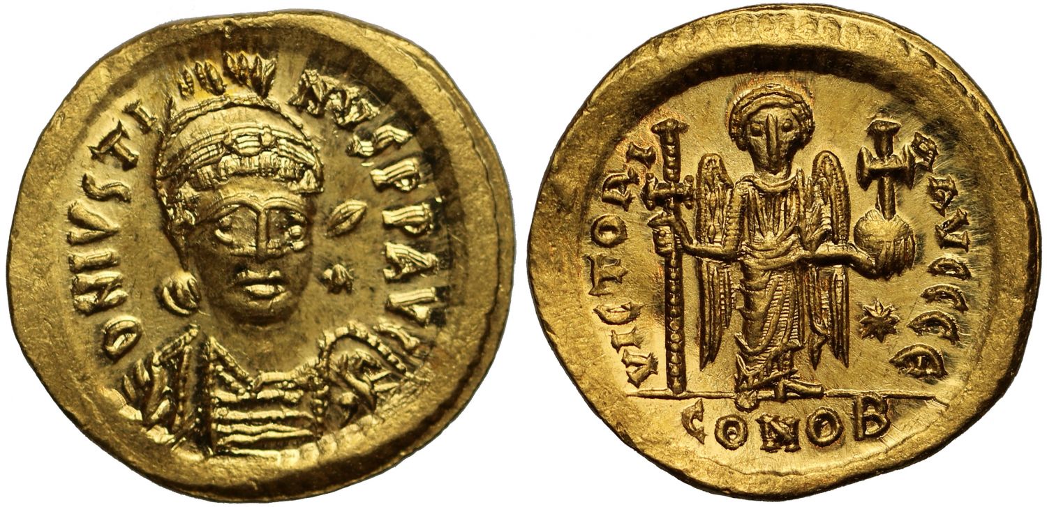 Justin I, Gold Solidus