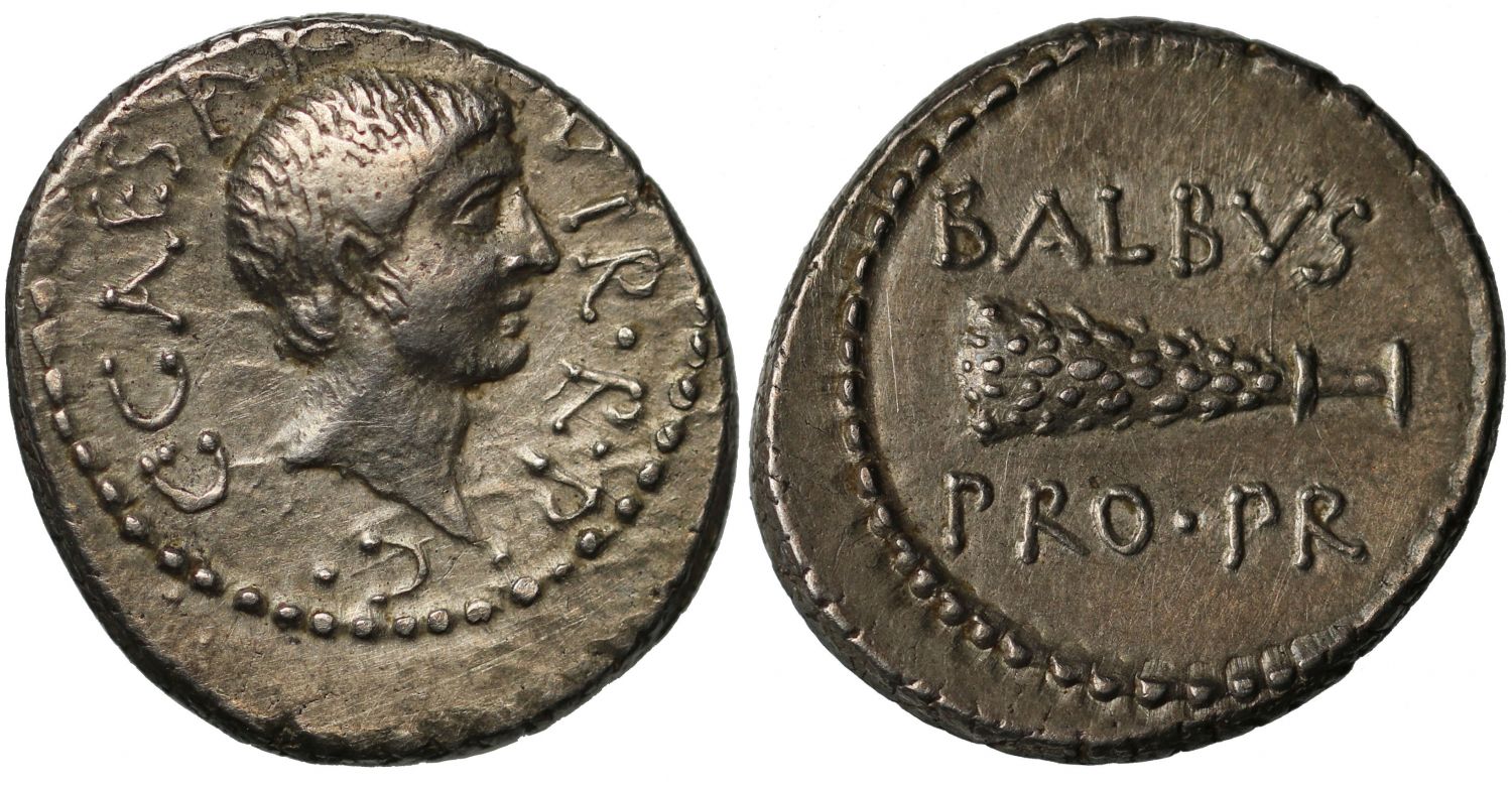 Octavian, Silver Denarius