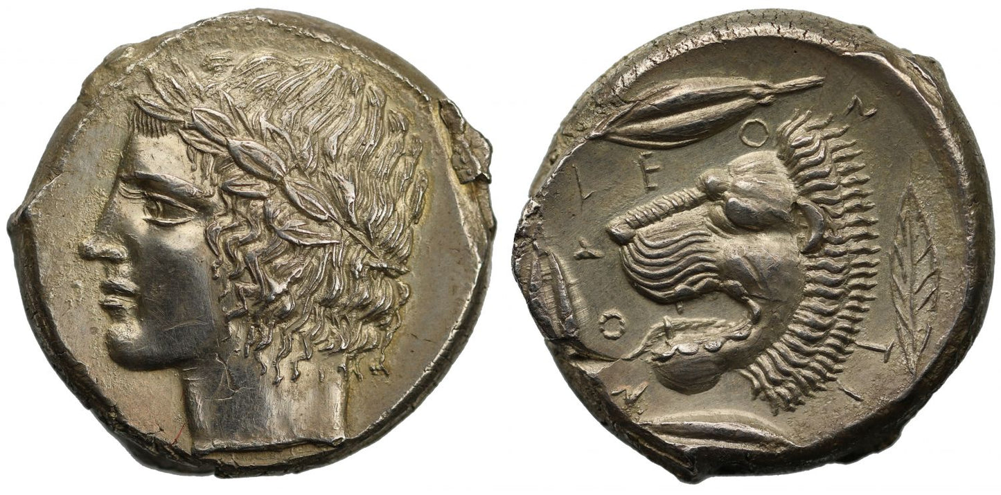 Sicily, Leontinoi, Silver Tetradrachm