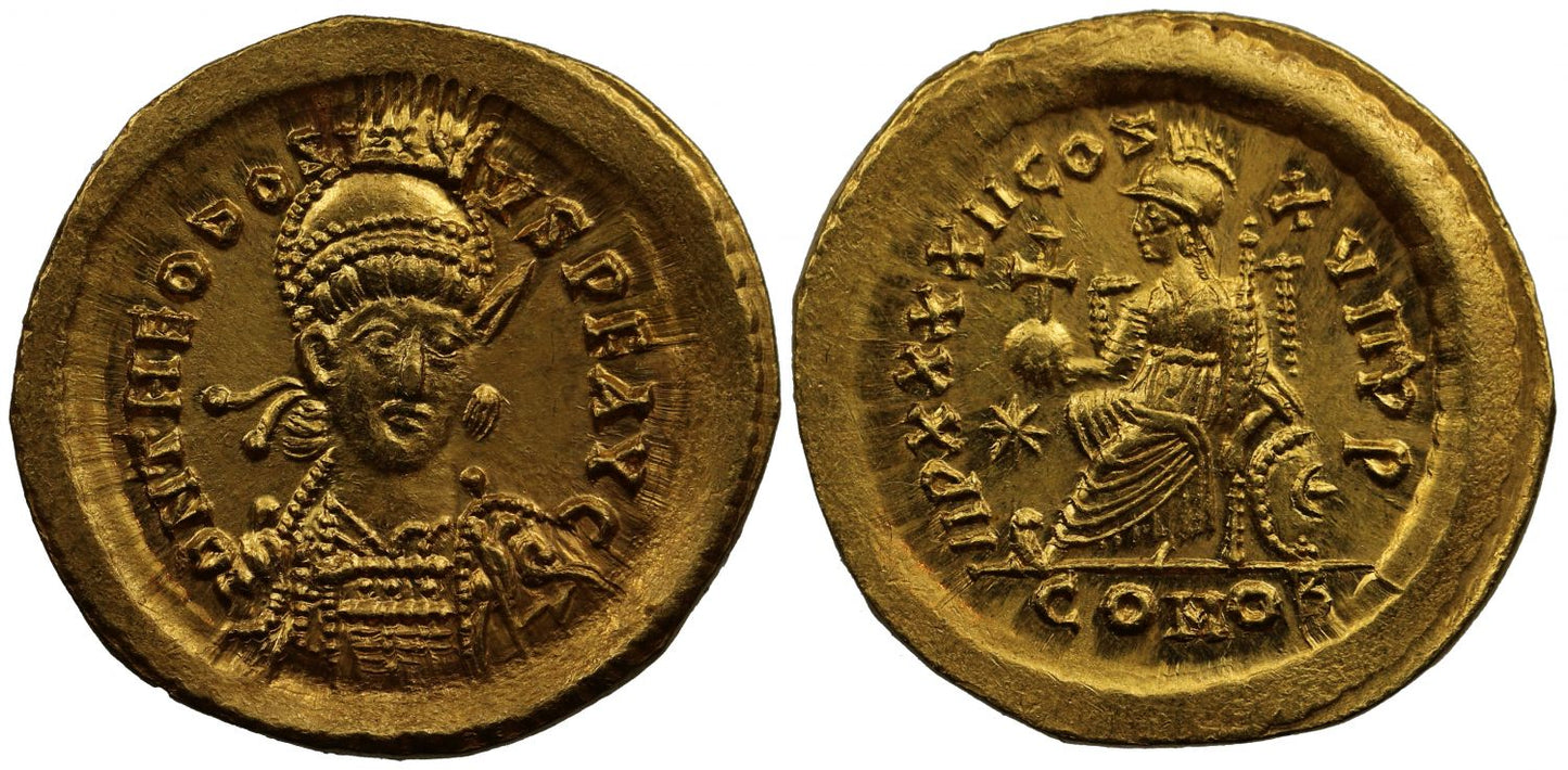 Theodosius II, Gold Solidus