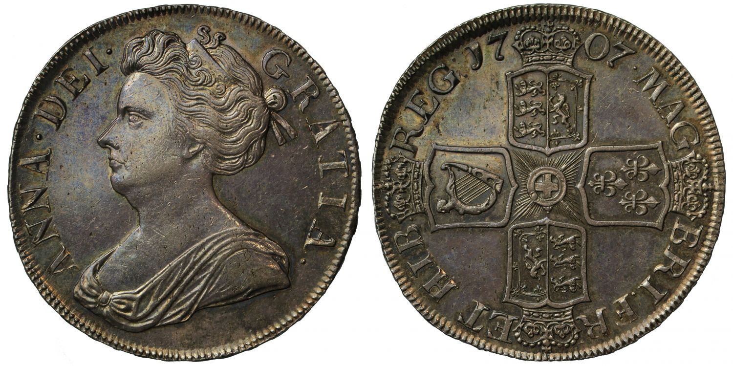 Anne 1707 Crown, Post Union
