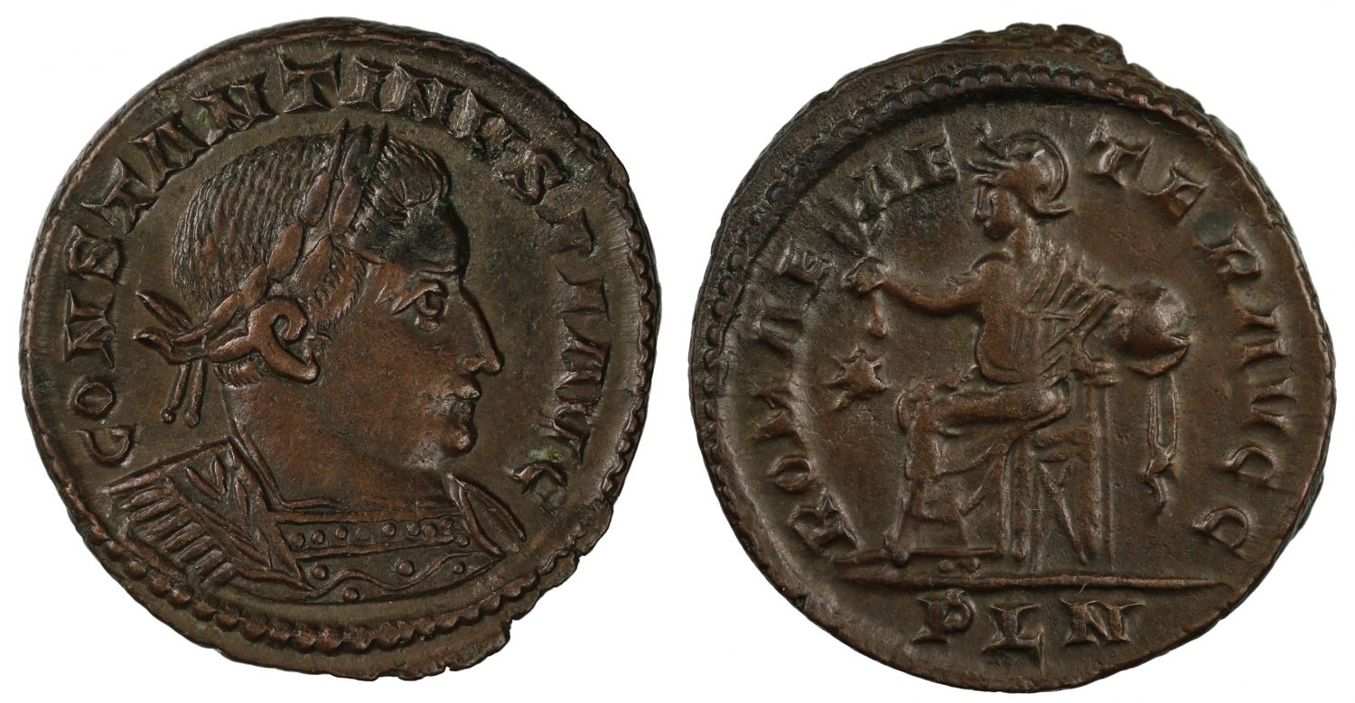 Constantine I, AE Follis, London