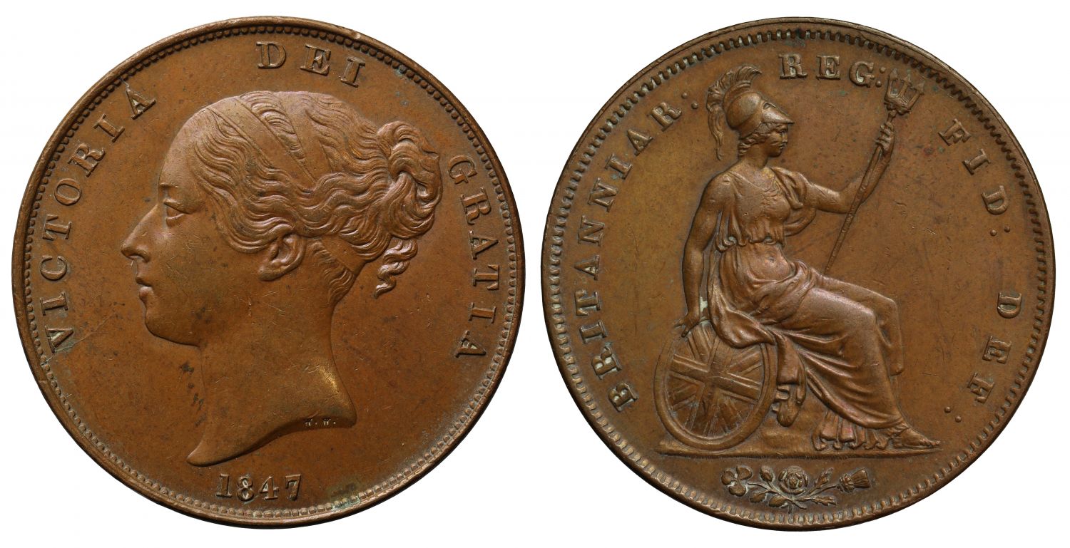 Victoria 1847 Penny