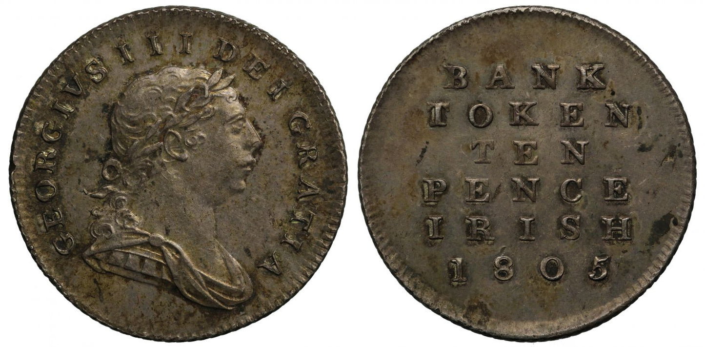 Ireland, George III 1805 Ten Pence