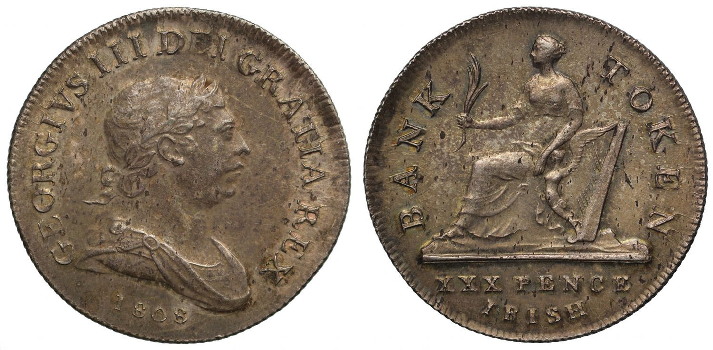 Ireland, George III 1808 Thirty Pence