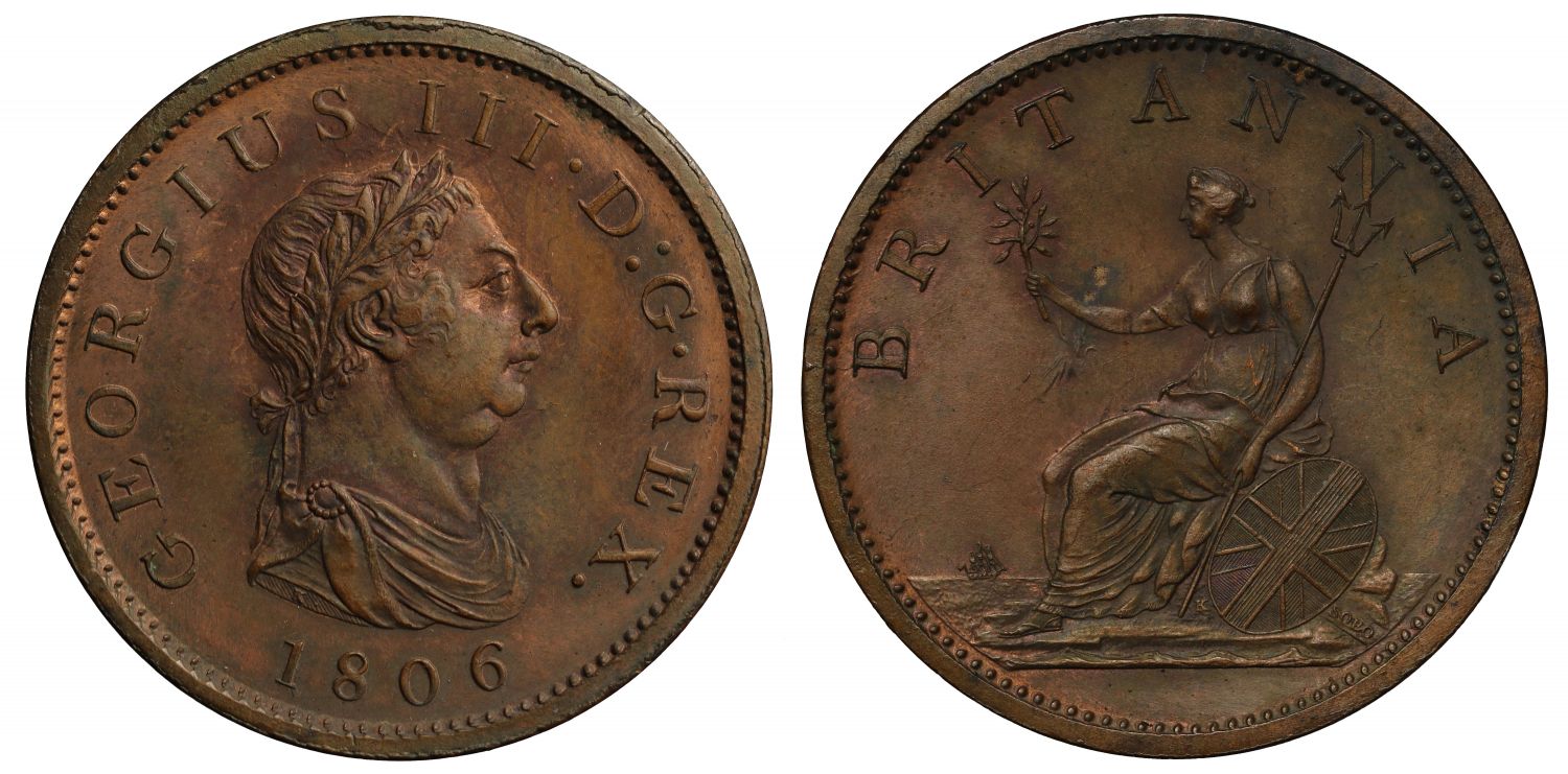 George III 1806 Penny