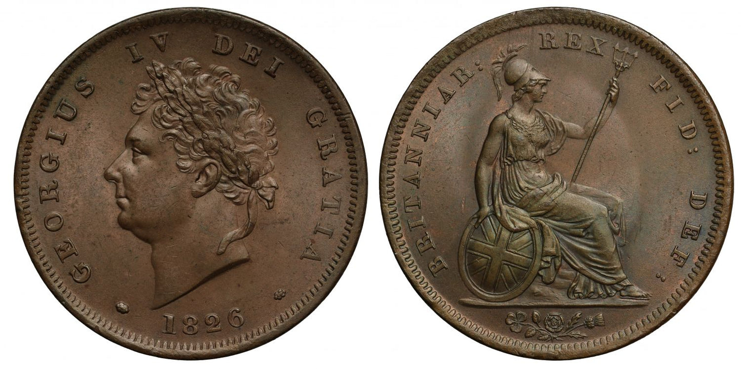 George IV 1826 Penny