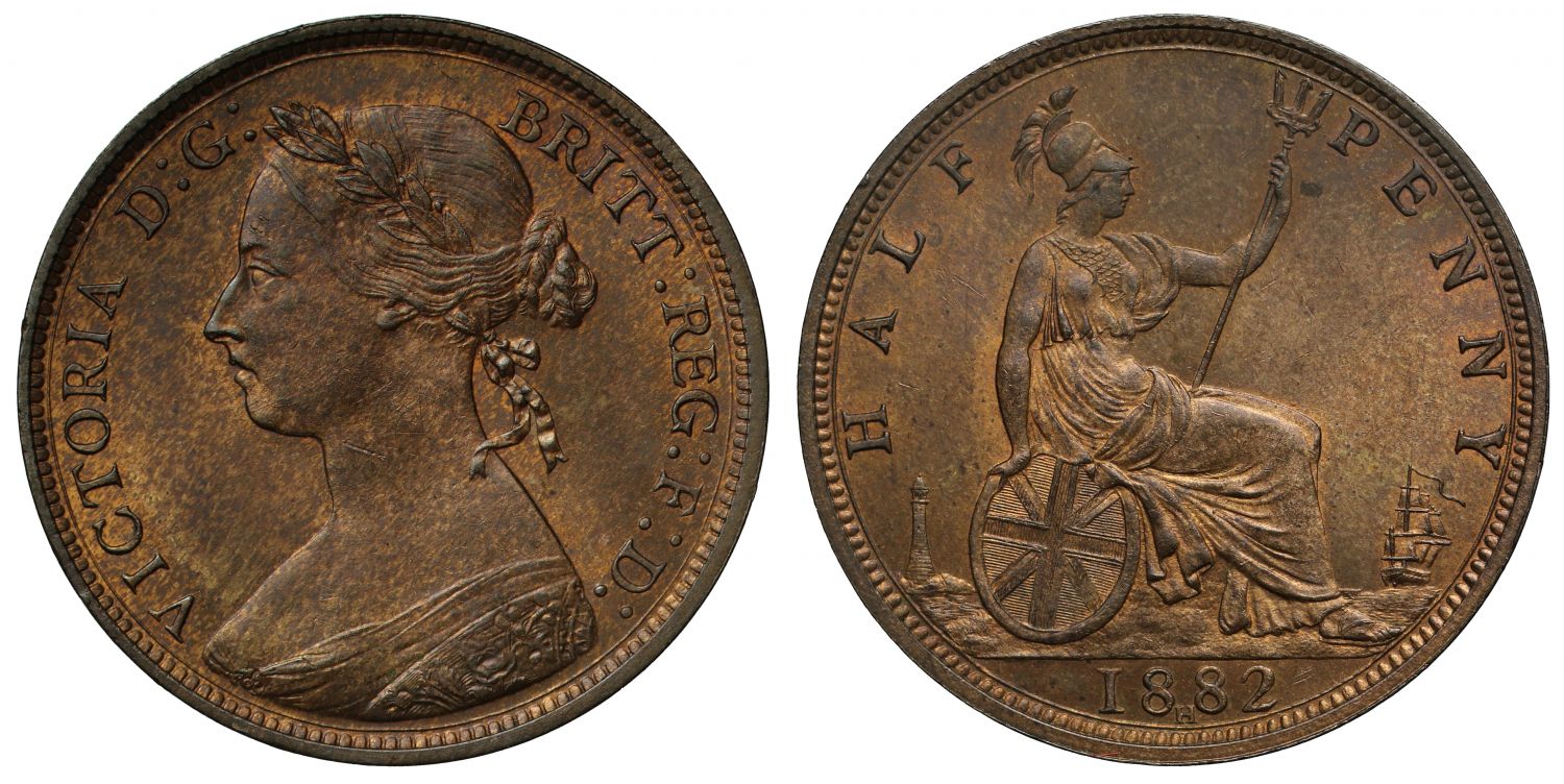 Victoria 1882H Halfpenny