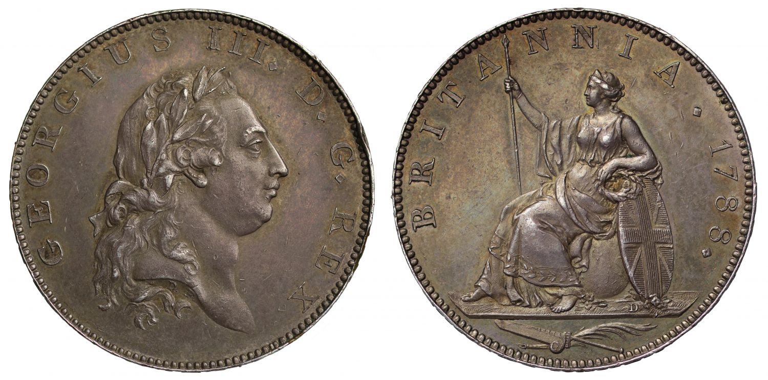 George III 1788 Droz Halfpenny