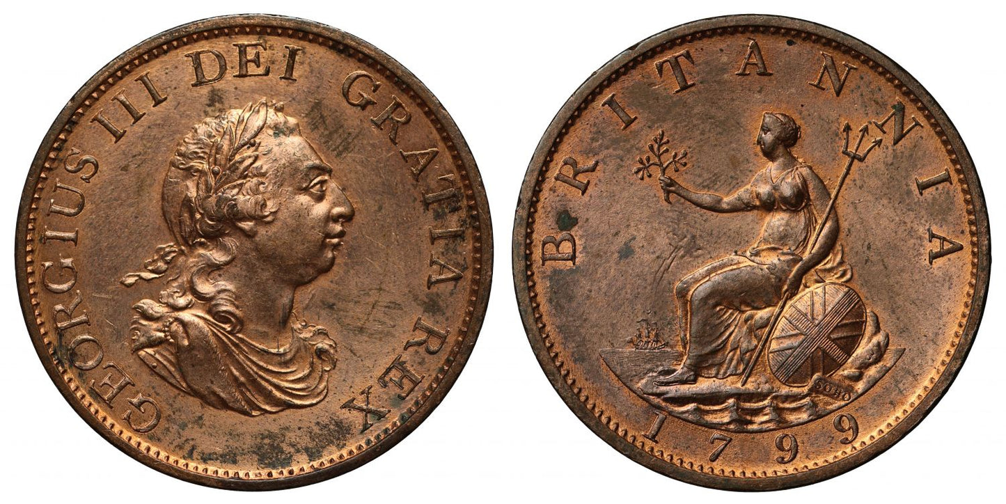 George III 1799 Halfpenny