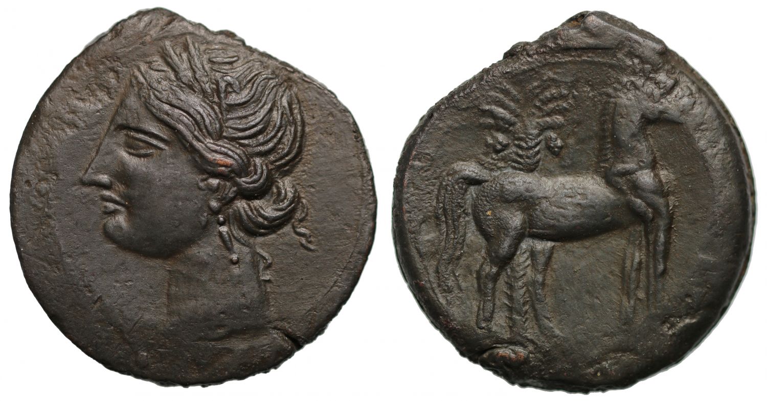 Zeugitana, Carthage, AE 33mm