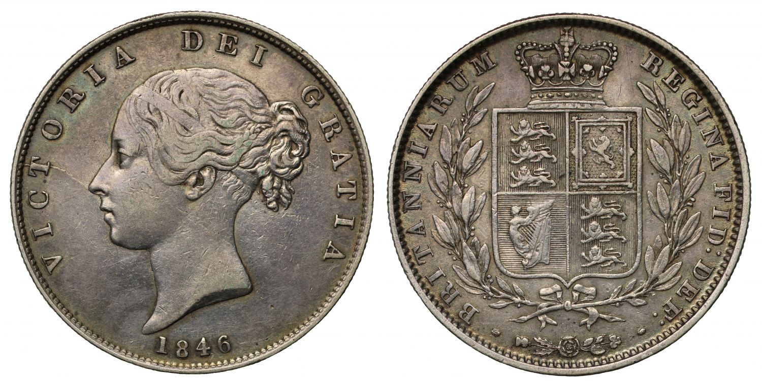 Victoria 1846 Halfcrown