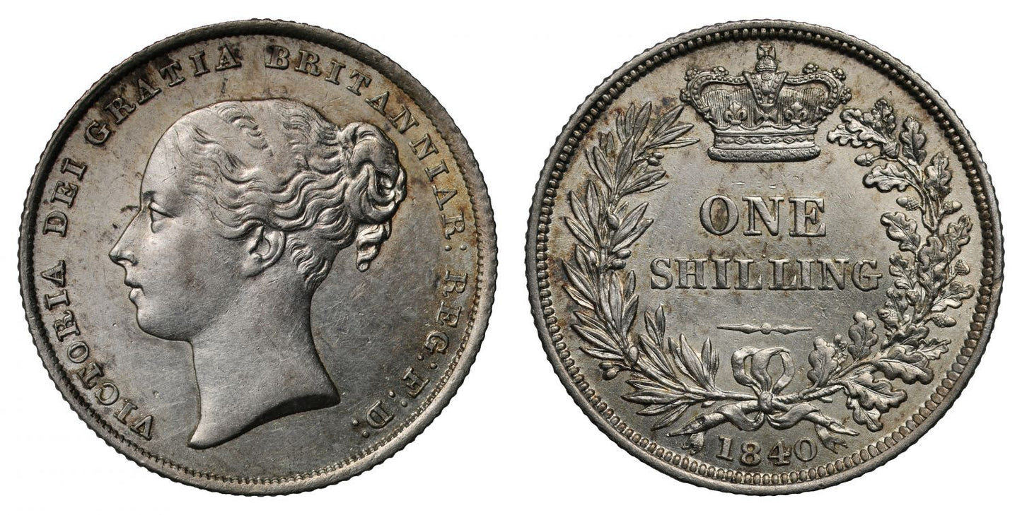 Victoria 1840 Shilling
