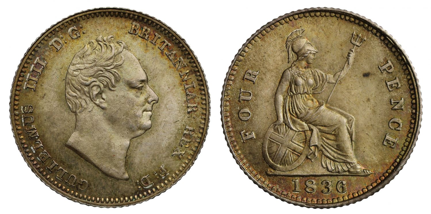 William IV 1836 Groat