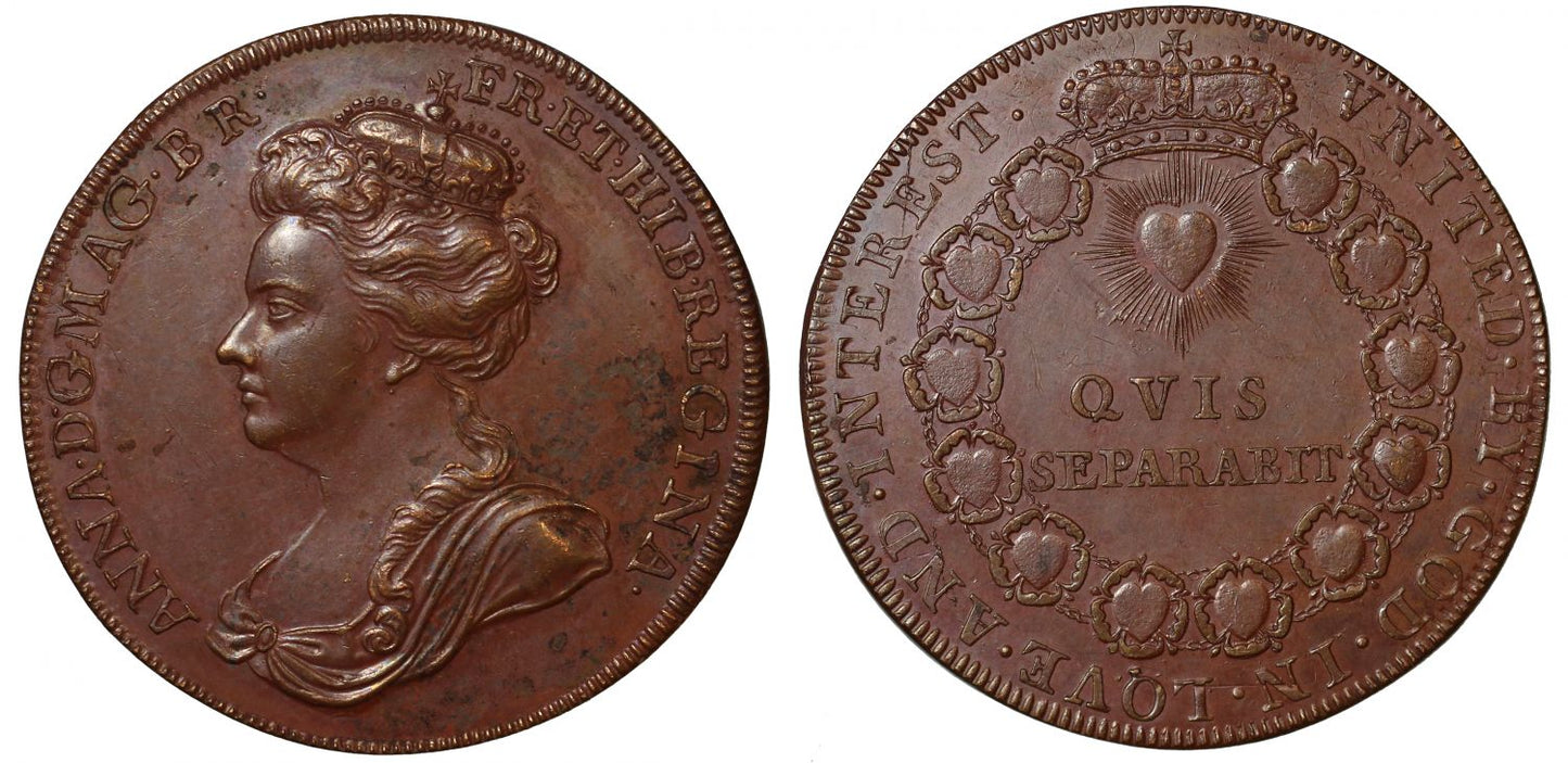 Accession of Queen Anne, 1702.