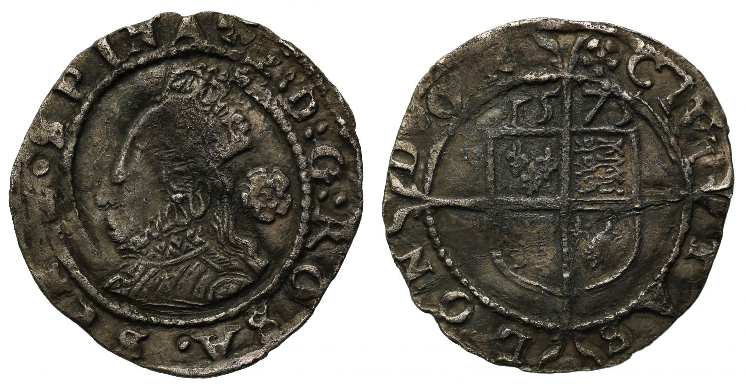 Elizabeth I Three Halfpence