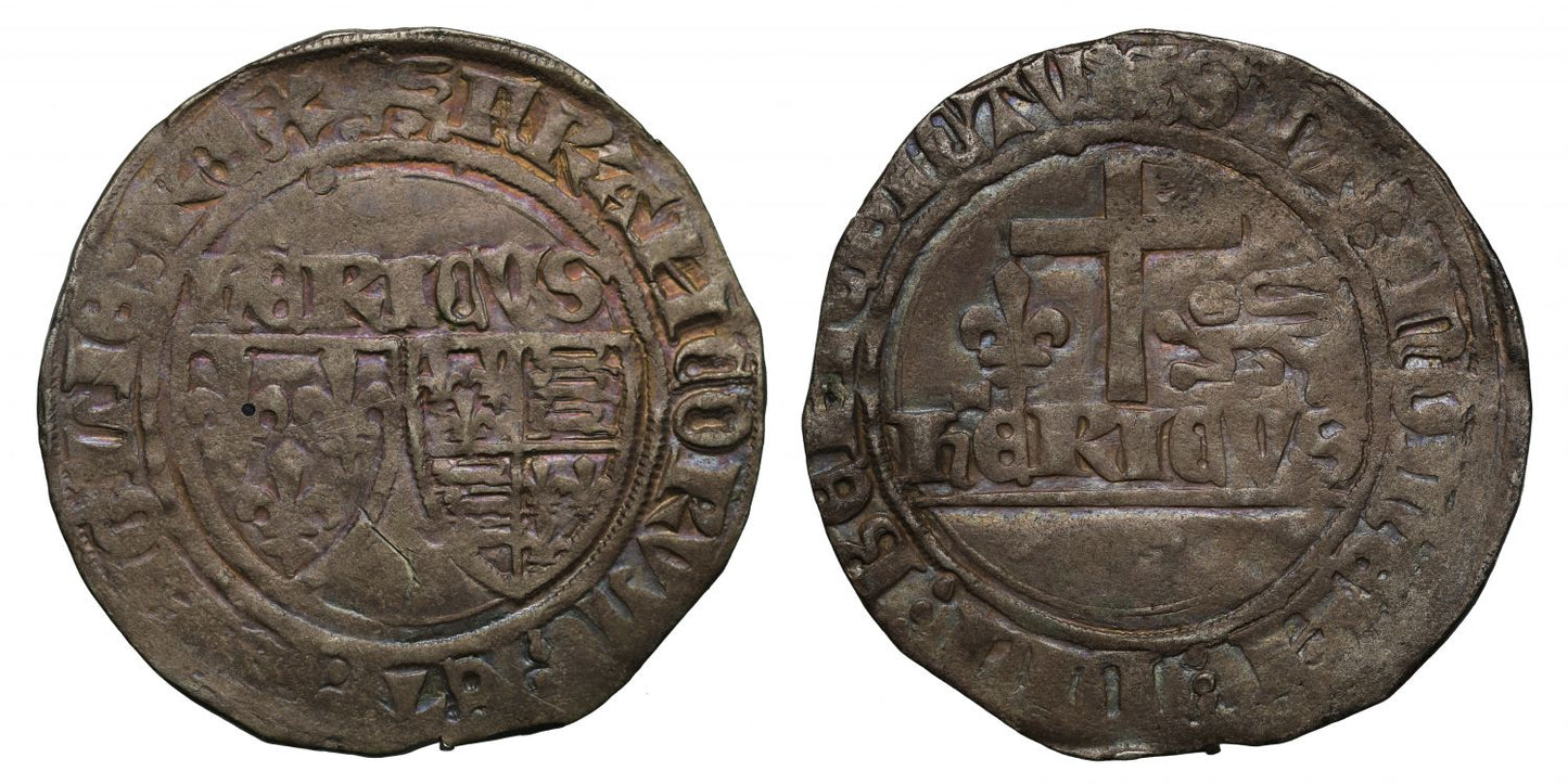 Henry VI Grand Blanc aux Ecus, Rouen mint