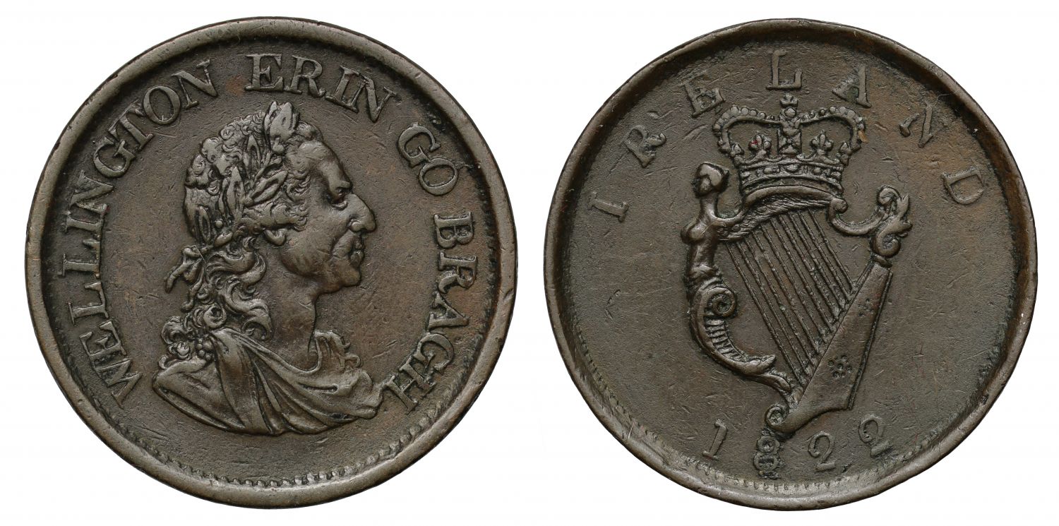 Ireland, Dublin 1822 Penny (Davis 35)
