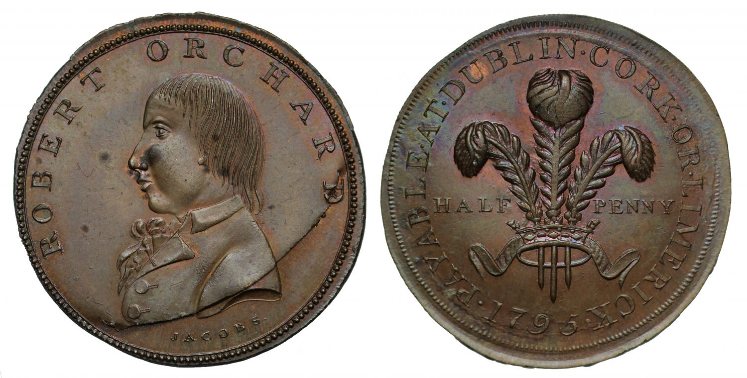 Ireland, Dublin Prattent's mule Halfpenny (DH 327)
