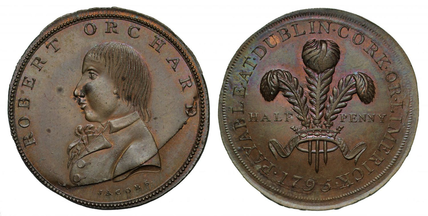 Ireland, Dublin Prattent's mule Halfpenny (DH 327)