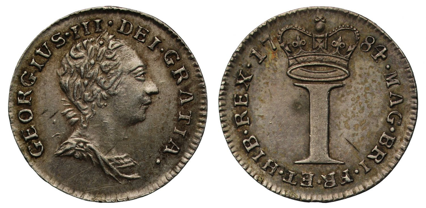 George III 1784 silver Penny