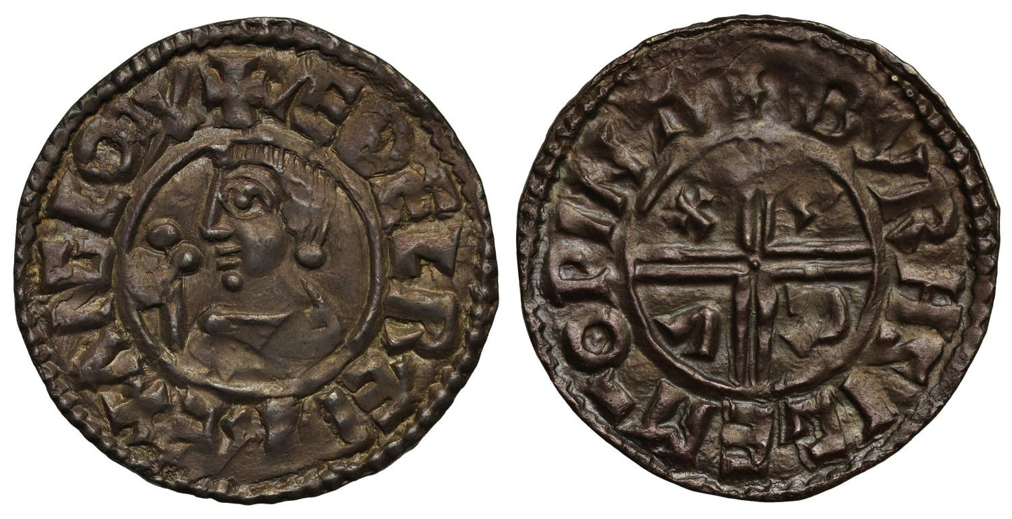 Aethelred II Penny Winchester, CRVX type