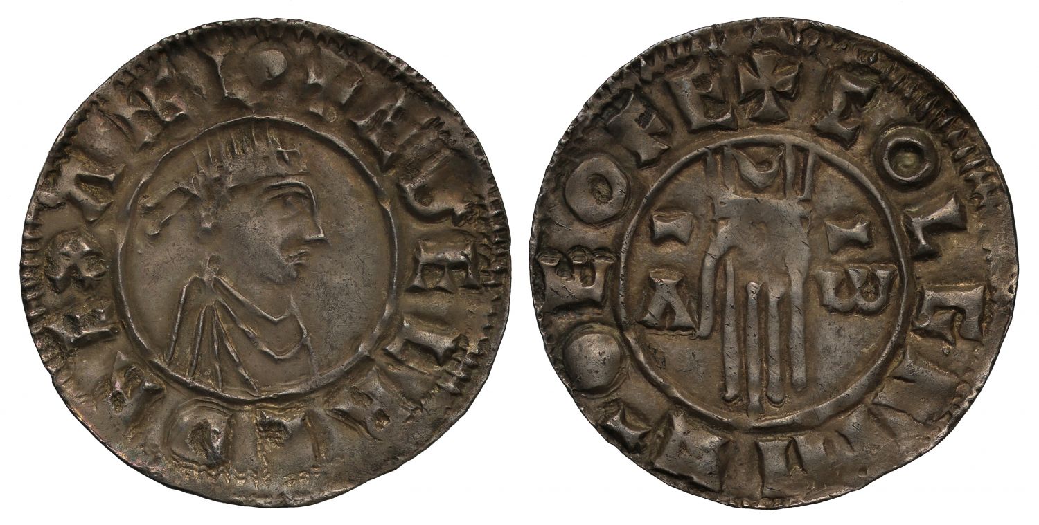 Aethelred II Penny York, first hand type