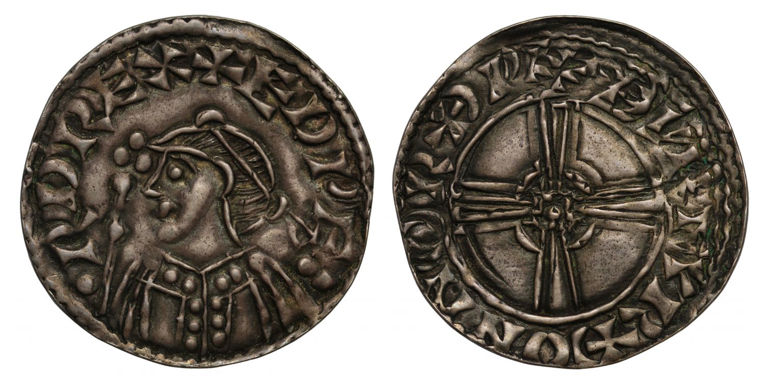Edward the Confessor Penny Norwich, expanding cross heavy