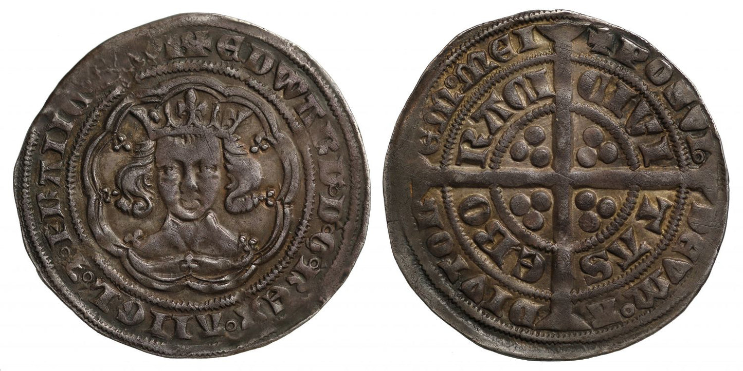 Edward III Groat York, Pre-Treaty sereis E