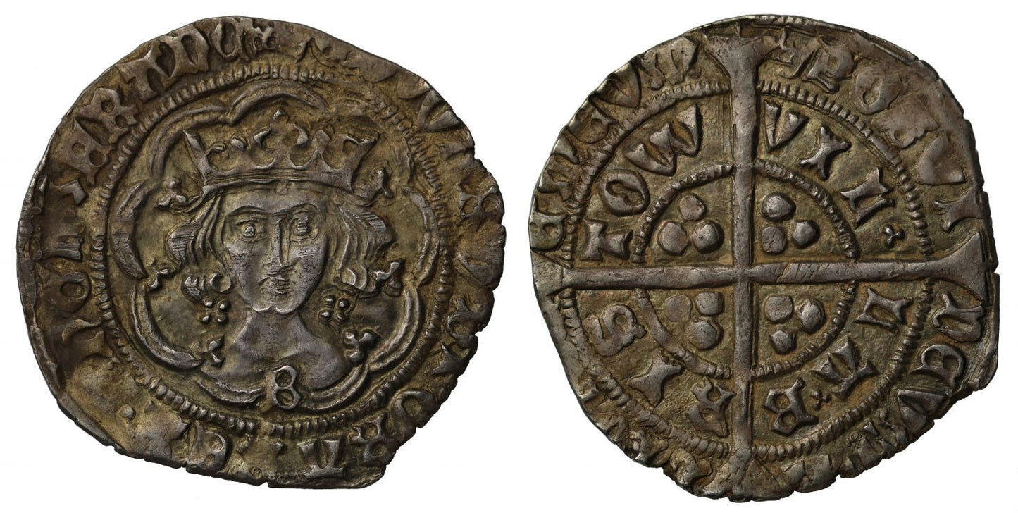 Edward IV first reign Groat Bristol, type VII